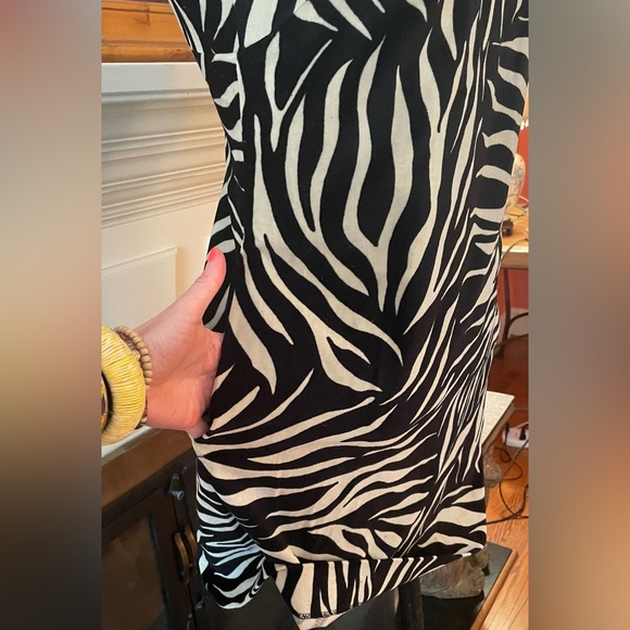 Milly size 6 zebra print sleeveless dress - Picture 7 of 11
